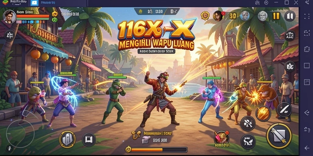Tangkapan layar permainan 116X yang penuh warna dan mengasyikkan.