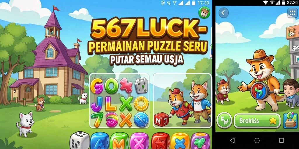 Screenshot utama 567LUCK menampilkan gameplay seru permainan Puzzle.