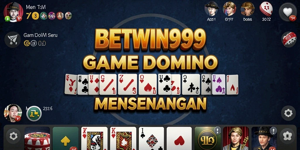 Tampilan gameplay Domino yang menarik di BETWIN999.