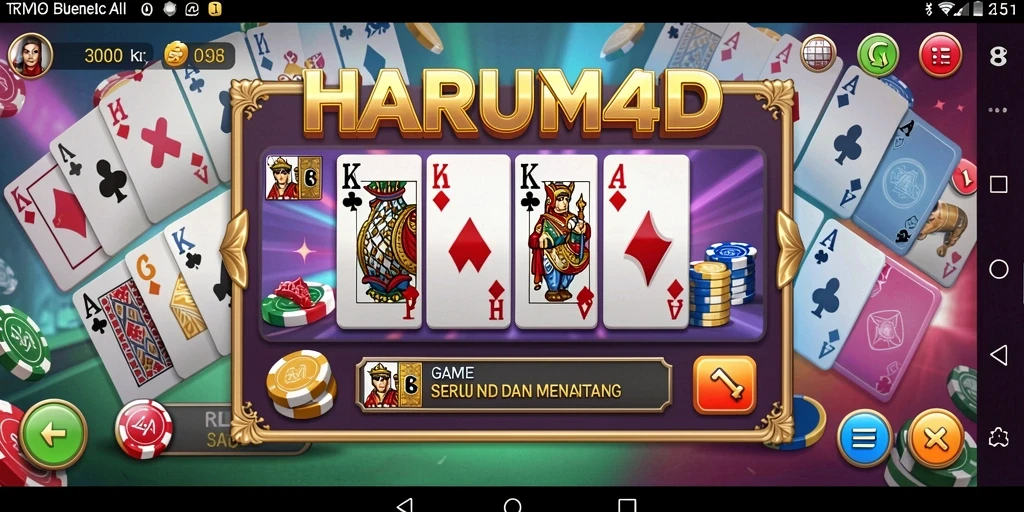 Gambaran menarik gameplay Domino di HARUM4D.