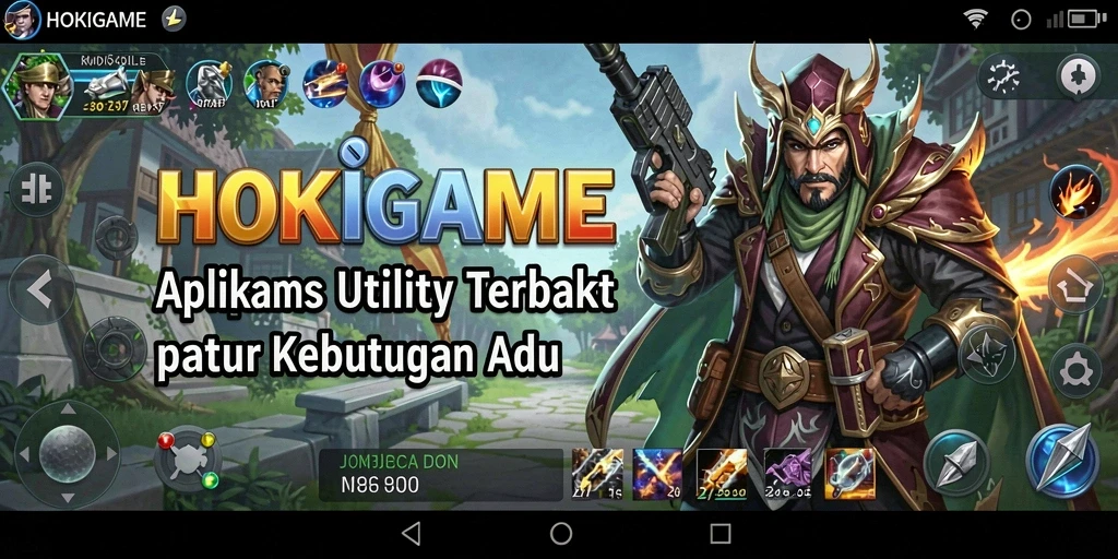 Screenshot HOKIGAME menampilkan fitur pengelolaan yang intuitif.