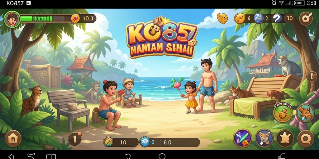 Tampilan gameplay KO857 yang menarik dan menyenangkan.