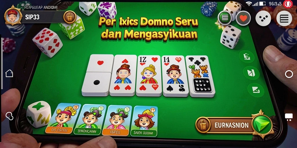 Tampilan gameplay Domino yang menarik dan seru di SIP33.