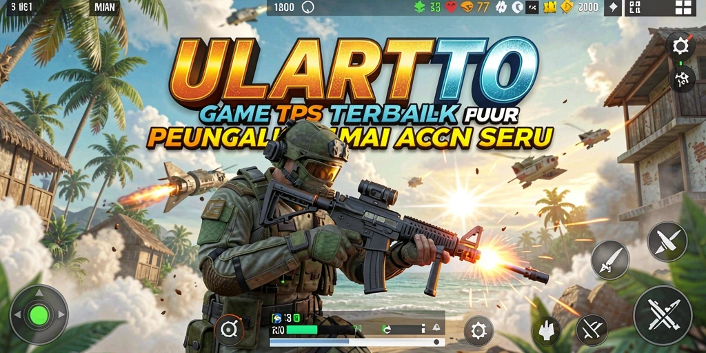 Tampilan gameplay ULARTOTO yang dinamis dan mendebarkan.